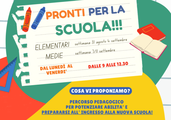 scuola Pronti per la scuola
