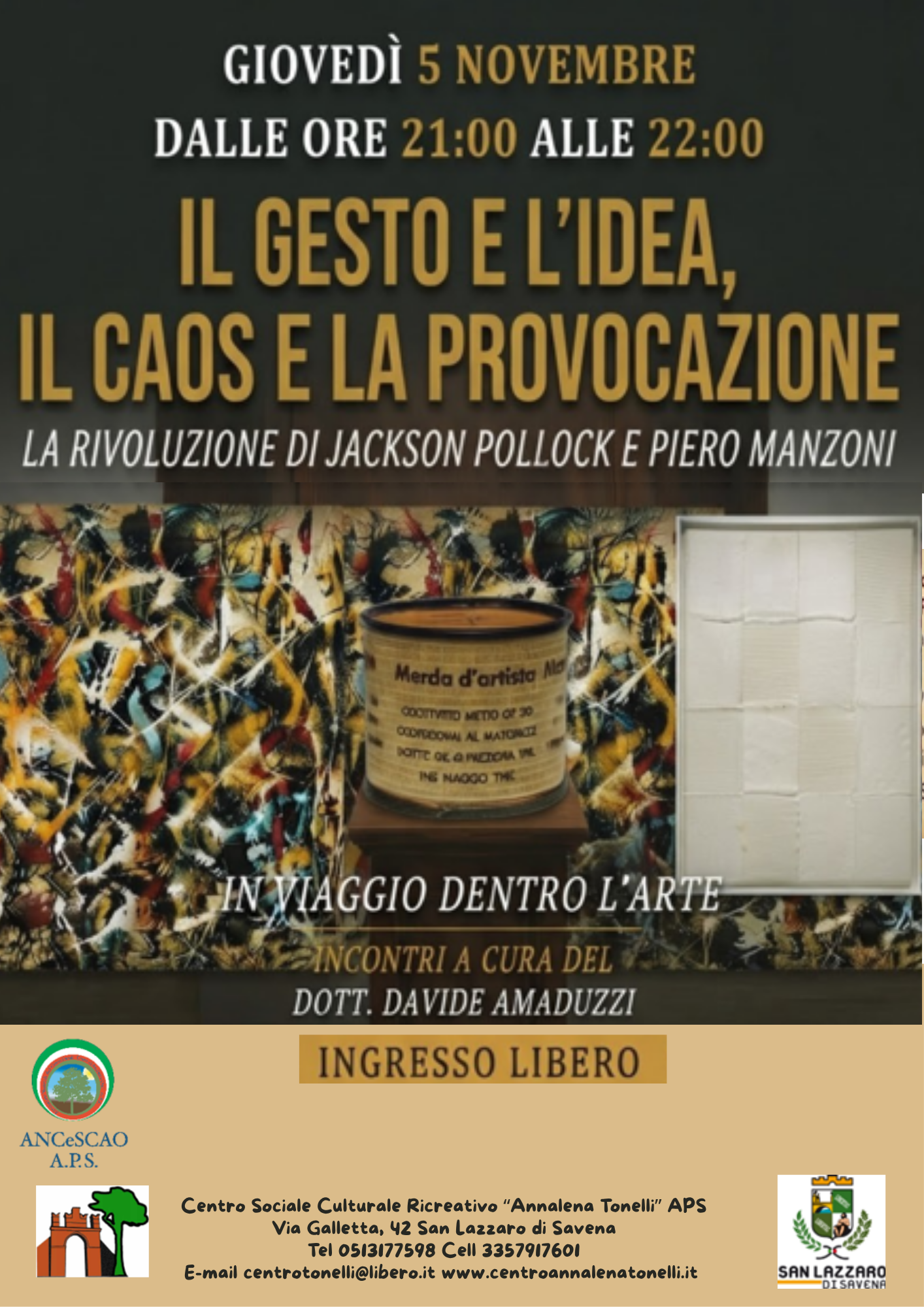 INCONTRO ARTE NOVEMBRE